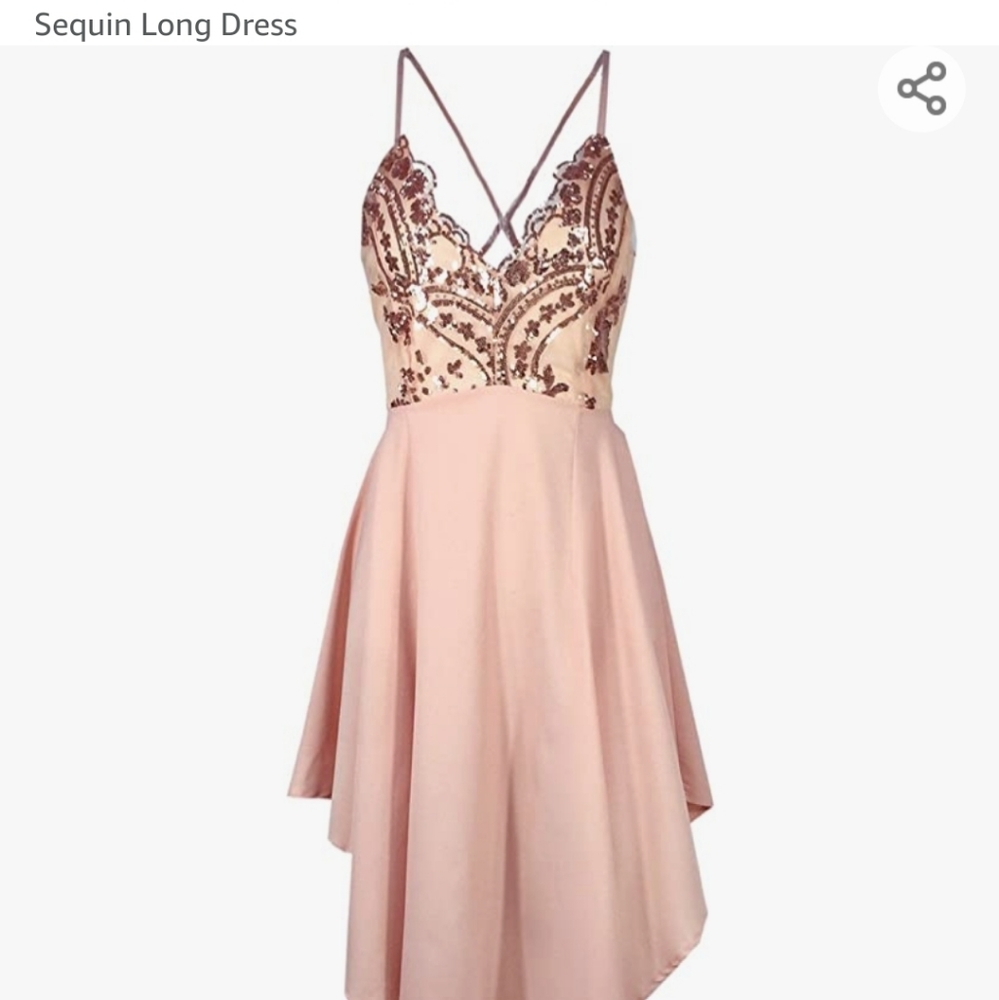 Sequin top dress